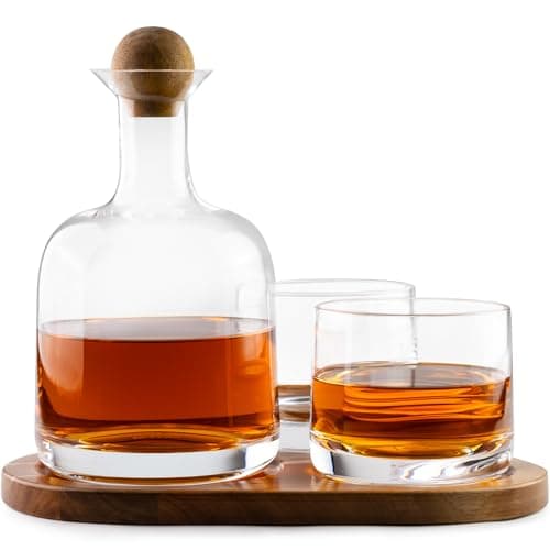 Cork & Mill Whiskey Decanter Set