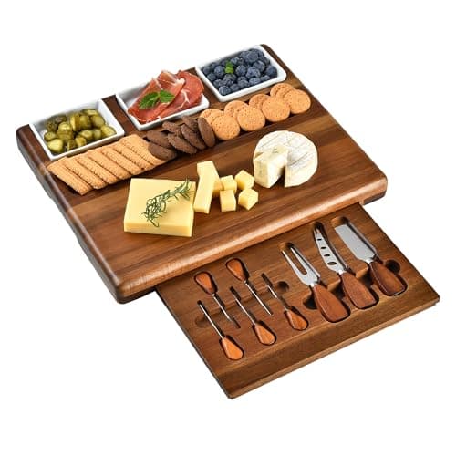 Shanik Acacia Wood Charcuterie Board