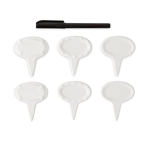 RSVP International Oval Cheese Markers, Set of 6