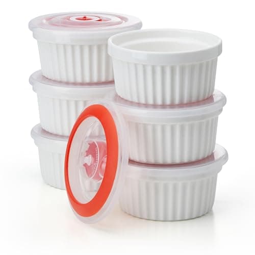 Sweese Pristine White Ramekins with Lid