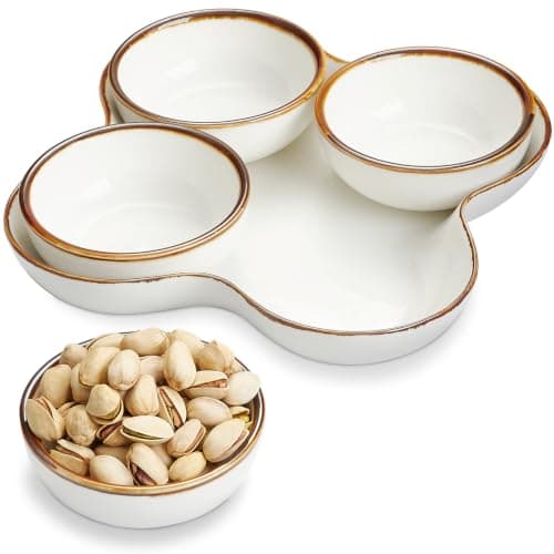 ONEMORE 8.5-Inch Divided Serving Platter