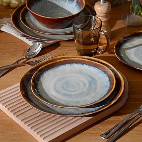 Gufaith 12-Piece Melamine Dinnerware Set